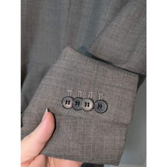 ANN TAYLOR Gray Blazer Size 12 womens - Picture 7 of 7